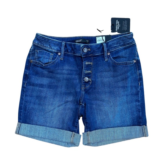 Vera Wang mid-rise jean shorts - Picture 1 of 2